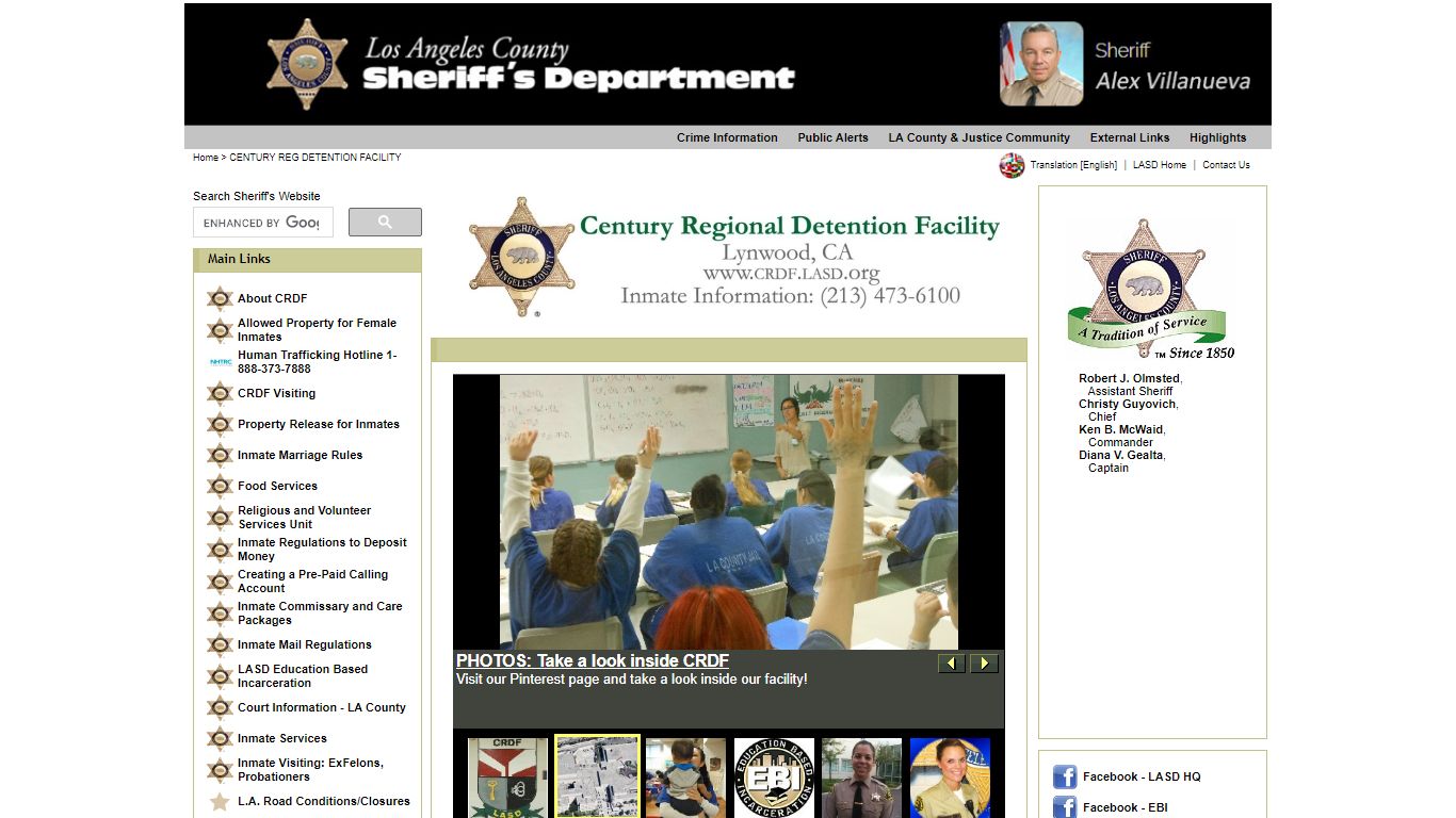 LASD.org - Facilities